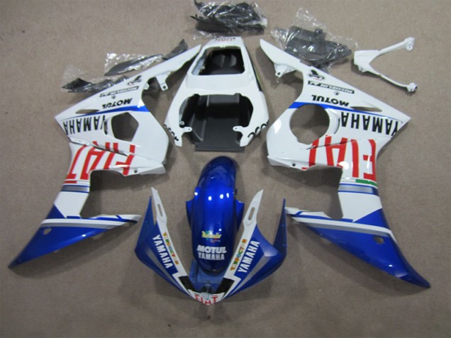 Bianco Blu Motul Fiat Carene Moto Yamaha R6 2003-2005