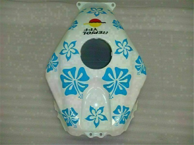 Bianco Blu Nastro Azzurro 46 ABS Plastica Moto Honda CBR 600 RR 2005-2006 Bianco Blu Nastro Azzurro 46 ABS Plastica Moto Honda CBR 600 RR 2005-2006