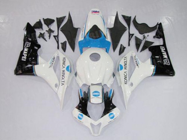 Bianco Blu Nero Carene Moto Honda CBR 600 RR 2007-2008 Bianco Blu Nero Carene Moto Honda CBR 600 RR 2007-2008