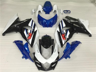 Bianco Blu Nero Carene Moto Suzuki GSXR 1000 K9 2009-2016