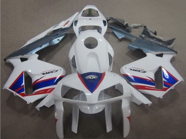 Bianco Blu Rosso Carene Moto Honda CBR 600 RR 2005-2006