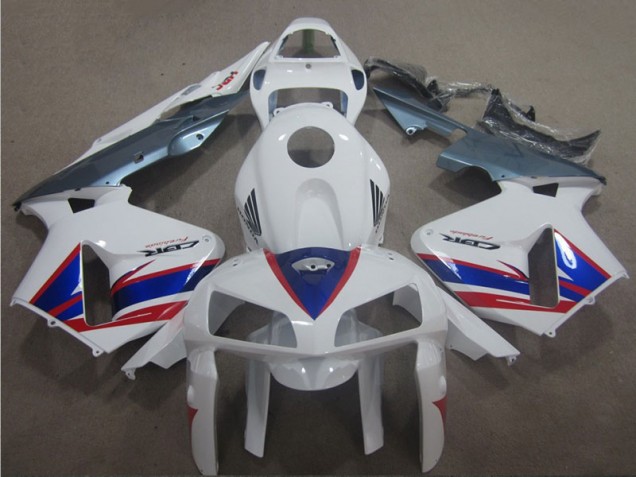 Bianco Blu Rosso Carene Moto Honda CBR 600 RR 2005-2006 Bianco Blu Rosso Carene Moto Honda CBR 600 RR 2005-2006