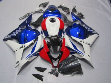 Bianco Blu Rosso DREAM Kits Carenatura Moto Completa Honda CBR 600 RR 2009-2012