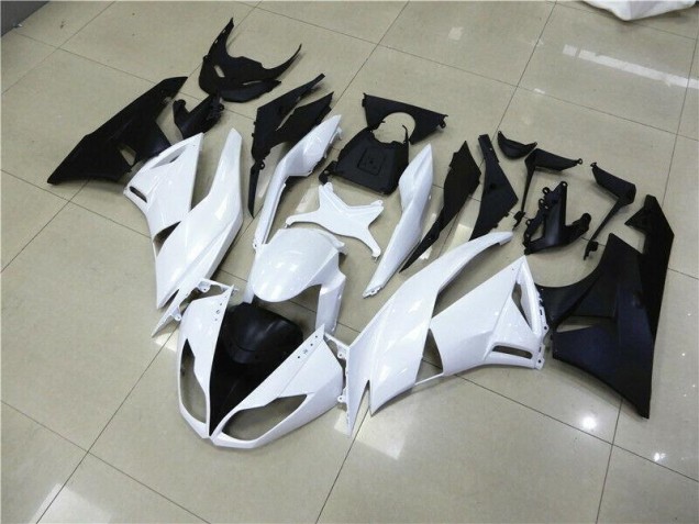 Bianco Carene Moto Kawasaki ZX6R 2009-2012 Bianco Carene Moto Kawasaki ZX6R 2009-2012