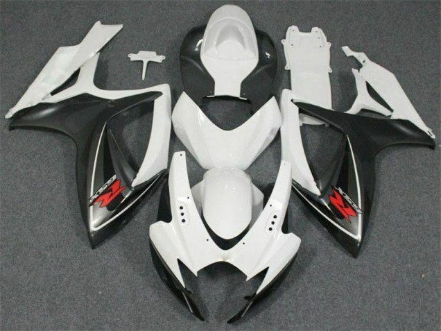 Bianco Carene Moto Suzuki GSXR 600 / 750 K6 2006-2007 Bianco Carene Moto Suzuki GSXR 600 / 750 K6 2006-2007