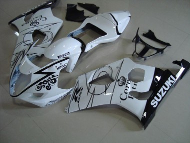 Bianco Corona Carene Moto Suzuki GSXR 1000 K3 2003-2004