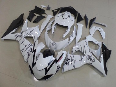 Bianco Corona Corsa Carene Moto Suzuki GSXR 1000 K9 2009-2016