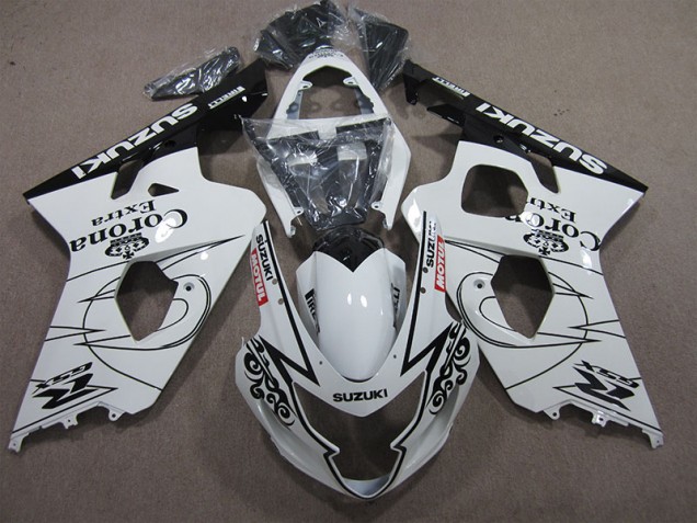 Bianco Corona Extra Motul Carene Moto Suzuki GSXR 600 K4 2004-2005 Bianco Corona Extra Motul Carene Moto Suzuki GSXR 600 K4 2004-2005