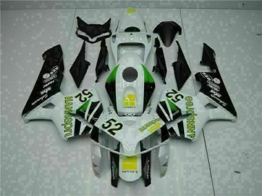 Bianco Giallo Verde 52 Carene Moto Honda CBR 600 RR 2005-2006