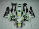 Bianco Giallo Verde 52 Carene Moto Honda CBR 600 RR 2005-2006 Bianco Giallo Verde 52 Carene Moto Honda CBR 600 RR 2005-2006
