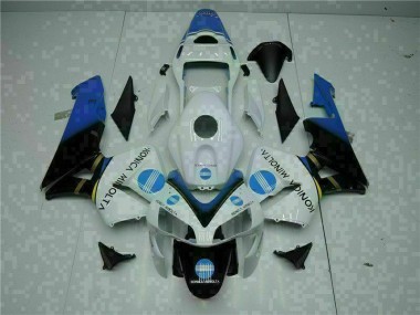 Bianco Kit Completo Carenatura Moto ABS Honda CBR 600 RR 2003-2004