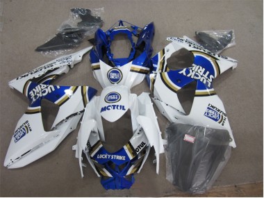 Bianco Lucky Strike Blu Motul Carene Moto Suzuki GSXR 1000 K9 2009-2016