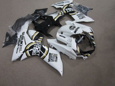 Bianco Lucky Strike Nero Motul Carene Moto Suzuki GSXR 750 K11 2011-2024