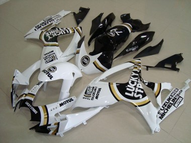 Bianco Lucky Strike Nero Motul Carene Moto Suzuki GSXR 750 K6 2006-2007