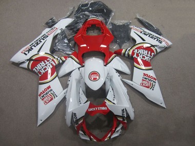 Bianco Lucky Strike Rosso Motul Carene Moto Suzuki GSXR 600 K11 2011-2024