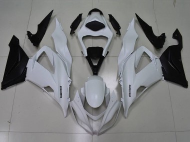 Bianco Nero 636 Carene Moto Kawasaki ZX6R 2013-2018