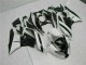 Bianco Nero ABS Kits Carena Moto Kawasaki ZX6R 2009-2012 Bianco Nero ABS Kits Carena Moto Kawasaki ZX6R 2009-2012