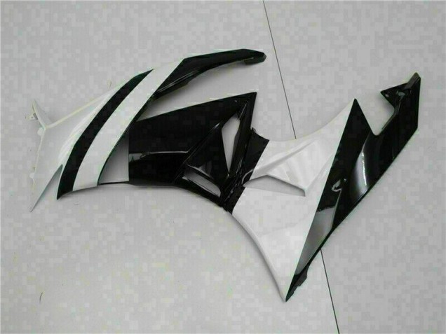 Bianco Nero ABS Kits Carena Moto Kawasaki ZX6R 2009-2012 Bianco Nero ABS Kits Carena Moto Kawasaki ZX6R 2009-2012