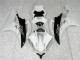 Bianco Nero ABS Kits Carenatura Moto Yamaha R6 2006-2007