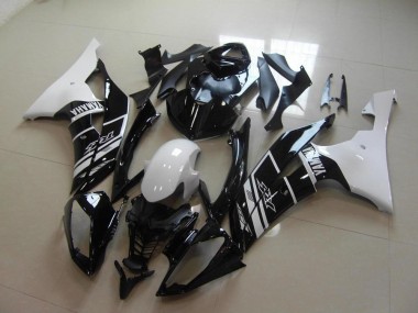 Bianco Nero ABS Moto Plastica & Moto Carena Yamaha R6 2008-2016