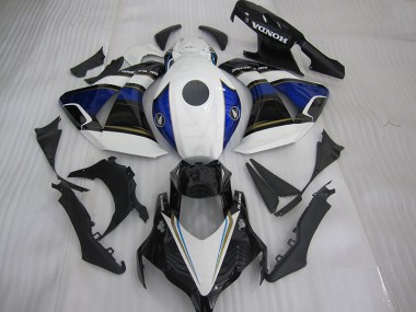 Bianco Nero Blu Carene Moto Honda CBR 1000 RR 2008-2011