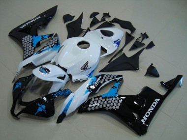 Bianco Nero Blu Carene Moto Honda CBR 600 RR 2007-2008