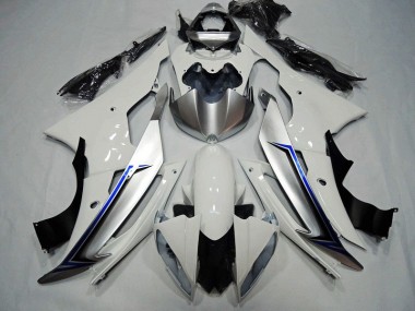 Bianco Nero Blu Carene Moto Yamaha R6 2008-2016