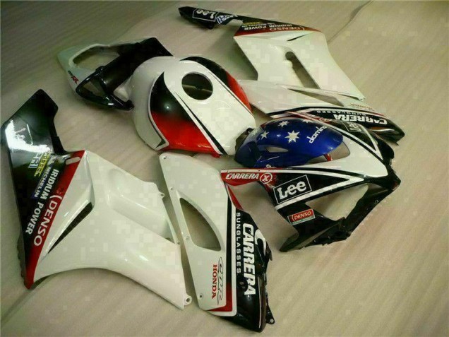 Bianco Nero Carena Moto Honda CBR 1000 RR 2004-2005 Bianco Nero Carena Moto Honda CBR 1000 RR 2004-2005