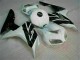 Bianco Nero Carena Moto Honda CBR 1000 RR 2004-2005 Bianco Nero Carena Moto Honda CBR 1000 RR 2004-2005