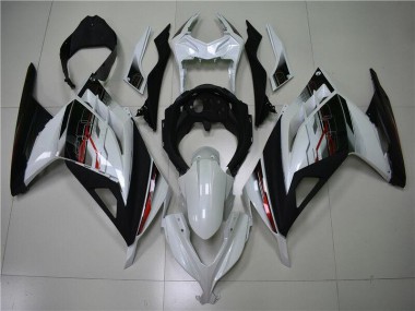 Bianco Nero Carene Moto Kawasaki EX300 2013-2016