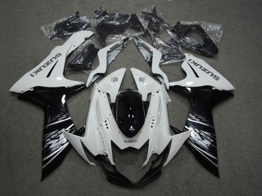 Bianco Nero Carene Moto & Plastica Moto Suzuki GSXR 750 K11 2011-2024