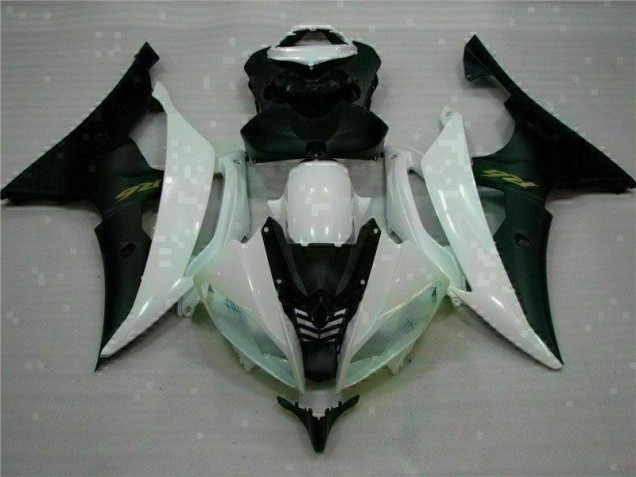 Bianco Nero Carene Moto & Plastica Moto Yamaha R6 2008-2016 Bianco Nero Carene Moto & Plastica Moto Yamaha R6 2008-2016