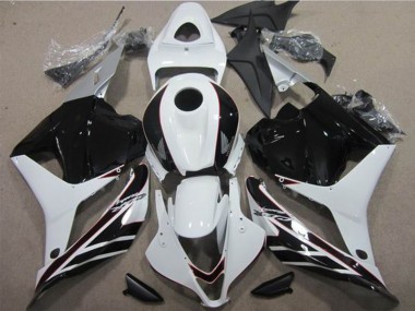 Bianco Nero Kit Carenatura Moto Completa Honda CBR 600 RR 2009-2012