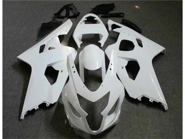 Bianco Nero Kit Carenatura Moto Iniezione Suzuki GSXR 600 / 750 K4 2004-2005 Bianco Nero Kit Carenatura Moto Iniezione Suzuki GSXR 600 / 750 K4 2004-2005