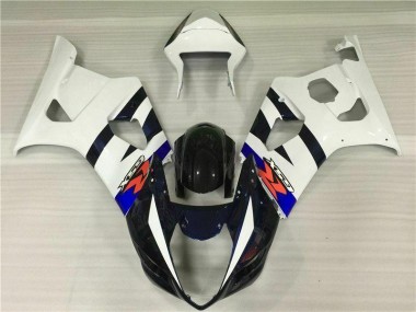 Bianco Nero Kits Carenatura Moto Suzuki GSXR 1000 K3 2003-2004