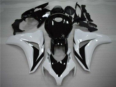 Bianco Nero Kits Carene Moto Completa Honda CBR 1000 RR 2008-2011