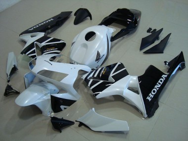 Bianco Nero Kits Carene Moto & Plastica Moto Honda CBR 600 RR 2003-2004