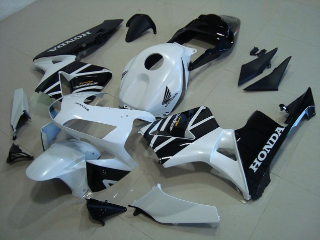 Bianco Nero Kits Carene Moto & Plastica Moto Honda CBR 600 RR 2003-2004 Bianco Nero Kits Carene Moto & Plastica Moto Honda CBR 600 RR 2003-2004
