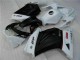 Bianco Nero Ninja Kit Carena Moto & Plastica Moto Kawasaki EX250 2008-2012