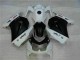 Bianco Nero Ninja Kit Carena Moto & Plastica Moto Kawasaki EX250 2008-2012