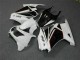 Bianco Nero Ninja Kits Carene Moto & Plastica Moto Kawasaki EX250 2008-2012