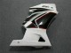 Bianco Nero Ninja Kits Carene Moto & Plastica Moto Kawasaki EX250 2008-2012