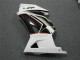 Bianco Nero Ninja Kits Carene Moto & Plastica Moto Kawasaki EX250 2008-2012