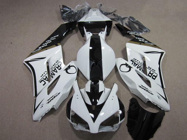 Bianco Nero PRAMAC Carene Moto Honda CBR 1000 RR 2004-2005 Bianco Nero PRAMAC Carene Moto Honda CBR 1000 RR 2004-2005