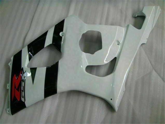 Bianco Nero Plastica Moto Suzuki GSXR 1000 K3 2003-2004