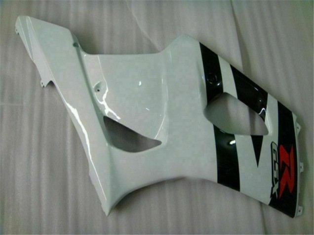 Bianco Nero Plastica Moto Suzuki GSXR 1000 K3 2003-2004