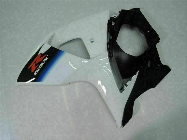 Bianco Nero Plastica Moto Suzuki GSXR 1000 K9 2009-2016 Bianco Nero Plastica Moto Suzuki GSXR 1000 K9 2009-2016