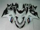Bianco Nero Plastica Moto Suzuki GSXR 1000 K9 2009-2016 Bianco Nero Plastica Moto Suzuki GSXR 1000 K9 2009-2016