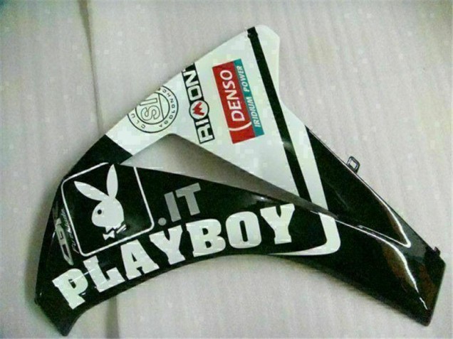 Bianco Nero Playboy ABS Moto Plastica & Moto Carena Honda CBR 1000 RR 2008-2011 Bianco Nero Playboy ABS Moto Plastica & Moto Carena Honda CBR 1000 RR 2008-2011
