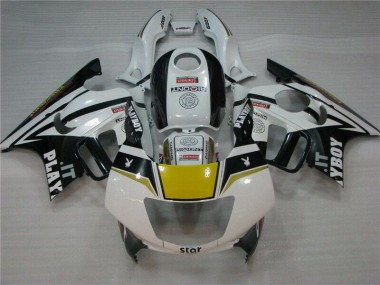 Bianco Nero Playboy Carene Moto Honda CBR 600 F3 1995-1998